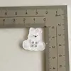 Acessórios de Botão Acrílico de Cachorro e Urso Desenho Animado Fofo Acessórios para Headwear DIY Roupas Sapatos e Meias Combinando Crocs