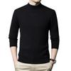 Suéter de lana Puyuan 2023, otoño e invierno, nuevo suéter de cuello alto de color sólido, suéter grueso y cálido para hombre, suéter de punto para hombre