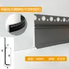 Rodapié Empotrado de Aleación de Aluminio con Yeso Pre-Empotrado, Zoclo de Piso en Forma de L, Rodapié Metálico Empotrado Invisible Oculto en Forma de H