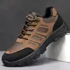 Zapatos Nuevos para Hombre, Antideslizantes, Resistentes al Desgaste, Zapatos de Senderismo de Algodón, Zapatos para Caminar Deportivos al Aire Libre, Zapatos Deportivos Casuales para Senderismo y Trabajo para Hombres
