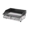 Parrilla Eléctrica Tuqi Teppanyaki Comercial Máquina para Tortillas de Mano Placa de Hierro Esmaltado Calamar Filete Frito Tofu Parrilla Comercial