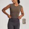 Chaleco de yoga de verano europeo y americano para mujer, nuevo, con almohadilla para el pecho, sin espalda, ajustado, para correr, deportes, fitness