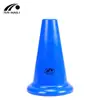 Barricada de obstáculos para entrenamiento de fútbol, de fondo redondo y con logotipo engrosado de 38 cm, de material suave, venta al por mayor