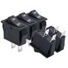 Interruptor Basculante em Forma de Barco Kcd3 Três Pinos Duas Posições, Interruptor em Forma de Barco Sem Luz, Dois Pinos, Três Pinos, 12V 220V com Luz