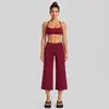 Conjunto de ropa deportiva transfronterizo con hermoso sujetador deportivo de cuello halter en la espalda, conjunto de yoga de secado rápido para correr al aire libre, ciclismo y Pilates
