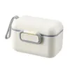 Caixa Portátil de Leite em Pó para Viagem, Recipiente de Armazenamento de Leite em Pó de Grande Capacidade para Bebês, Recipiente Selado de Leite em Pó com Compartimentos