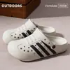 Zuecos con puntera de concha para mujer, nuevo modelo verano 2026, calzado de exterior de EVA, antideslizantes, resistentes al olor, sandalias versátiles de punta cerrada para mujer