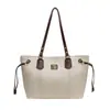 Bolsa Casual Grande Capacidade para Mulheres 2024 Nova Tendência Moda Versátil Estudante Universitário Bolsa de Ombro Bolsa Tote de Mão