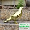 Imitação de pombo de aço inoxidável ao ar livre flor jardim pátio decorações abstrato imitação de pássaro de cobre simulação animal gramado ornamentos