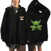 Sudadera con cremallera de anime Otoño e Invierno One Piece Chaqueta de forro polar impresa de Solon Sudadera deportiva casual para hombre y mujer