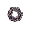 Anillo de pelo con diseño de leopardo de terciopelo coreano con degradado para mujer, banda de goma para el pelo con cola de caballo y flores, estilo transfronterizo europeo y americano