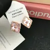 Set de Pendientes de Flor de Concha Rosa Natural con Circonita Microincrustada para Mujer, Nicho, Exquisito, Moderno, Clásico, Versátil, Accesorios de Alta Gama