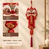 Decoración colgante auspiciosa de Año Nuevo bordado tridimensional colgante de león danzante para mudarse a una casa nueva tienda centro comercial Festival de Primavera productos al por mayor fuente