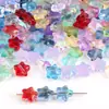 Cuentas de Vidrio con Estrella de Cinco Puntas Chapadas en Color Hechas a Mano DIY Cuentas de Mano Cuentas de Vidrio Pulsera Accesorios Collar Cuentas Sueltas de Estrella