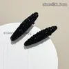 Mini pinza de garra con lazo de pedrería, pinza de pelo de alta gama para flequillo de mujer, pinza lateral para la frente, pasador pequeño, accesorio para el cabello