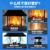 Altavoz colgante personalizado Chimenea Fuego real Leña Calentador de alcohol Estufa colgante Decoración para sala de estar de casa francesa