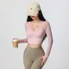 Ropa de Yoga para Mujer 2026 Primavera y Otoño Nuevas Camisetas Deportivas, Impresionantes Camisetas de Manga Larga de Malla, Ropa de Fitness para Entrenamiento de Pilates