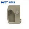 Cerradura de Puerta con Perilla Giratoria Wangtong 9319C, Cerradura para Archivador, Cerradura Metálica Empotrada