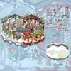 [Tamaño Pequeño] Pegatinas Creativas de Paisajes Estereoscópicos 3D Escena Creativa Sin Cortar Mundo en Miniatura Pegatinas para Diario DIY