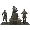 Fibra de vidro reforçada imitação de plástico escultura de figura de cobre cultura vinho vinho Rua Comercial Praça paisagem folk esboço escultura de cobre fundido