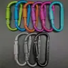 Fornecido Diretamente pelo Fabricante, Liga de Alumínio Colorida Não. 8 Fivelas Planas em D com Trava, Estampadas e Gravadas para Equipamento de Acampamento ao Ar Livre