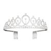 Estilo coreano hairpin cocar acessórios para o cabelo feliz aniversário headband deusa strass coroa atmosfera sentimento headband decoração do partido