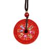 Colgante de cinabrio genuino natural de alto contenido para mujer, colgante de montaña de arena roja pintada, collar vintage al por mayor transfronterizo