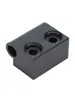 Pieza de Fijación de Barra de Bloqueo Rg001-1-2-3-4-5-6 Plástico Nylon Negro Accesorio de Barra de Conexión para Caja de Distribución Rittal