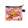 Cartera de monedas de dibujos animados de Pac-Man, monedero con cremallera, tarjetero con temática de videojuegos y bolsa para guardar auriculares - al por mayor