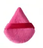 Esponja Triangular para Pó, Leve e Amiga da Pele, Esponja para Pó Seco de Base Líquida, Esponja Triangular Macia e Delicada para Pó Seco Corretivo