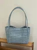 Bolsa de Playa Calada de Verano 2026 Bolso Tejido Bolso Cesta de Nicho de Verano Bolso de Mano para Vacaciones en la Costa Bolso de Hombro