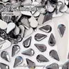 6*10mm Fondo Plano Semilla de Melón Serie Flash Cristal de Vid Diamante Joyería para Uñas Arte de Uñas Usable por Celebridades de Internet Diamante al por Mayor