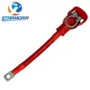 Cubierta de terminal positivo negativo de batería de coche OEM tapa antipolvo de batería protector de aislamiento marino Rojo