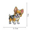 Novos Adesivos de Tecido Bordados Série Cachorrinho Moda Desenho Animado Podem Ser Passados a Ferro Selos Bordados por Computador Adesivos Patch DIY