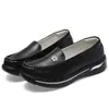 Zapatos de Mujer Transfronterizos 2024 Nuevos Otoño e Invierno Versátiles Piel Genuina Zapatos Casuales de Mujer Comercio Exterior Suela Gruesa Combinación de Colores Personalizada