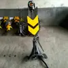 Dispositivo de Volquete Vertical de Vía, Vía Férrea Minera, Equipo Manual de Ajuste de Dirección de Rieles Reforzado Resistente al Desgaste