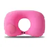 Fabricante Original Almohada Inflable en Forma de U Se Puede Personalizar Logo Regalo Evento Venta al por Mayor Portátil Viaje Almohada para Cuello Almohada Inflable