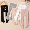 Leggings de bebê Outono e inverno Infantil Fino Veludo Coelho Bebê Meninas Forrado de lã Grosso Exterior Desgaste Grande Bunda Meia-calça