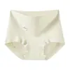 Pantaletas de algodón de fibra larga de Xinjiang Grado A de cintura alta para mujer, algodón puro, talla grande, control de abdomen, sin costuras, entrepierna 100% algodón antibacteriano