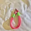 Lanyard Tejido a Mano Anticaída de Personalidad de Nicho Funda para Teléfono Cuerda de Nylon Cuerda de Mano Pulsera Cadena de Teléfono de Moda Llavero