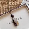 Estética China ~ Collar Largo Retro Difuminado para Mujer 2025 Nueva Cadena de Suéter de Alta Gama Accesorios de Diseño de Nicho