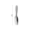 Conjunto de Talheres Infantis de Aço Inoxidável 304 Colher e Garfo Fofos para Crianças Pequenas Bebês Comer Sopa Arroz Seco Colher de Sobremesa Colher e Garfo