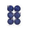 Bola de Pelo de 5cm 6 Colores Colgante de Moda para Centro Comercial Decoraciones Navideñas Bola Navideña Galvanizada Venta Directa de Fábrica