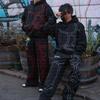 Otoño e invierno 2024 Europa y Estados Unidos transfronterizo deportivo retro americano ins moda marca de moda bolsillo suéter top al por mayor para hombres y mujeres