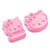 Molde de Melancia Molde de Gato Tridimensional Molde HK Molde de Biscoito de Melancia Ferramenta de Prensagem Especial para Cozinha DIY