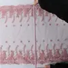 Exclusivo para ventas transfronterizas: Borde de encaje bordado de malla de seda de leche blanco para ropa de niños, lencería, dobladillos de faldas, cabeceras de cortinas y telas de bordado