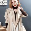 Fu Sheng Ji - Camiseta de manga larga con cuello colgante para otoño e invierno, nueva camisa con base interior y escote en V cruzado, estilo occidental, productos europeos