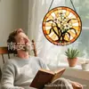 Adornos de vidrio tipo orquídea para captar el sol transfronterizos, decoraciones de vidrio coloridas para el hogar, decoraciones para ventanas y capta soles para el jardín