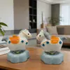 Cavalo de Cerâmica Giratório Jingdezhen 2026 Pônei do Zodíaco Presente de Ano Novo Novo Modelo Brinquedo Giratório Ornamento