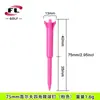 Fabricante Foli Sports Venta Directa Transfronteriza Tees de Golf Material Plástico Tipo de Cabeza Cuadrangular Clavijas Tope Dos Colores Disponibles